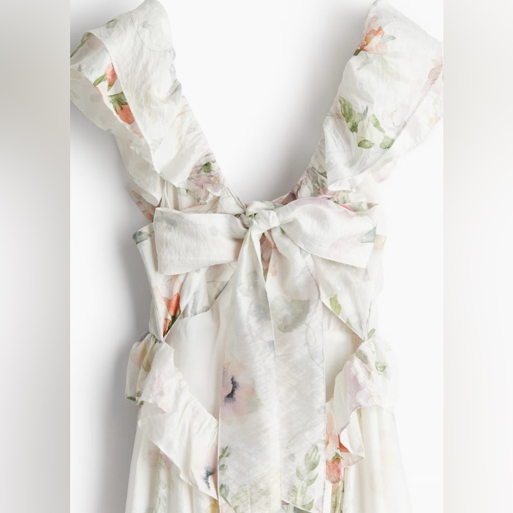 Floral Ruffle Dress - Picture 9 of 13